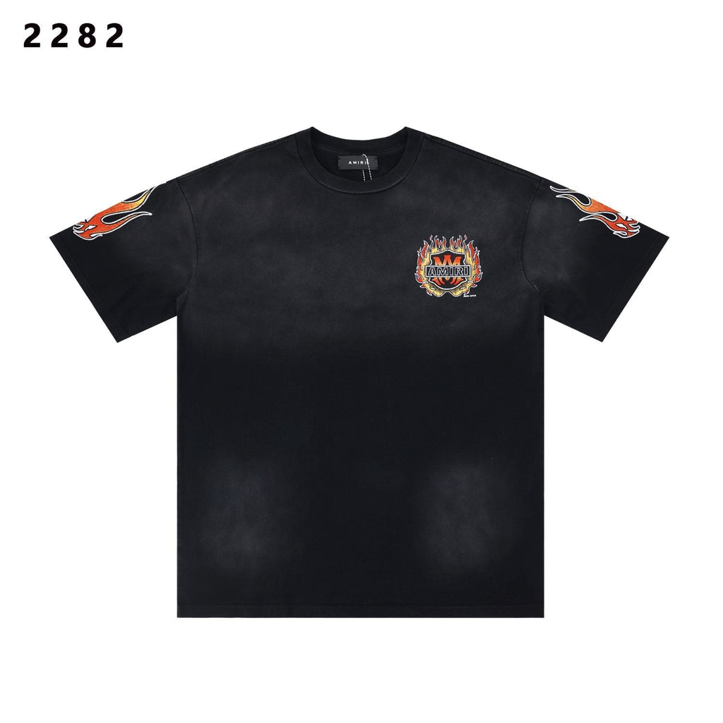 AMIRI Flame Graphic Short-Sleeve T-Shirt