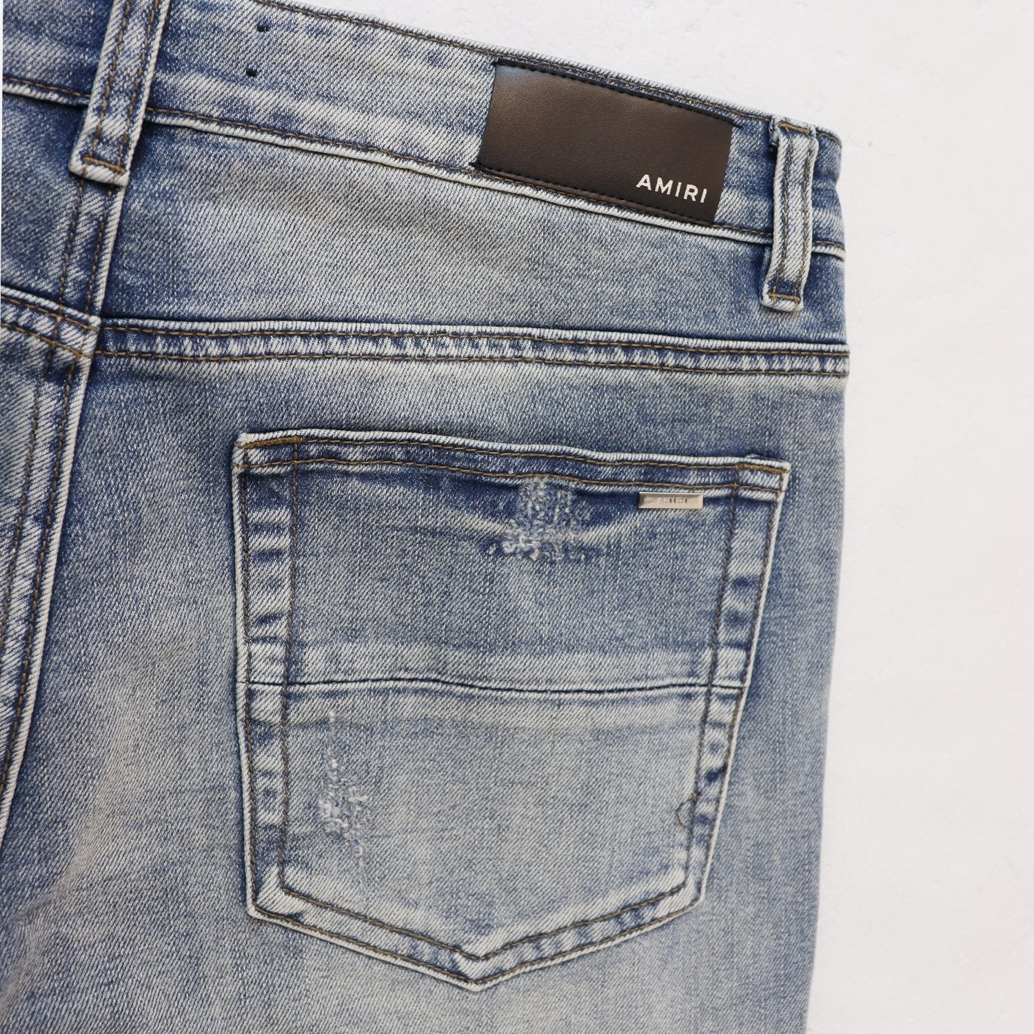 AMIRI Sinners Distressed Skinny Jeans