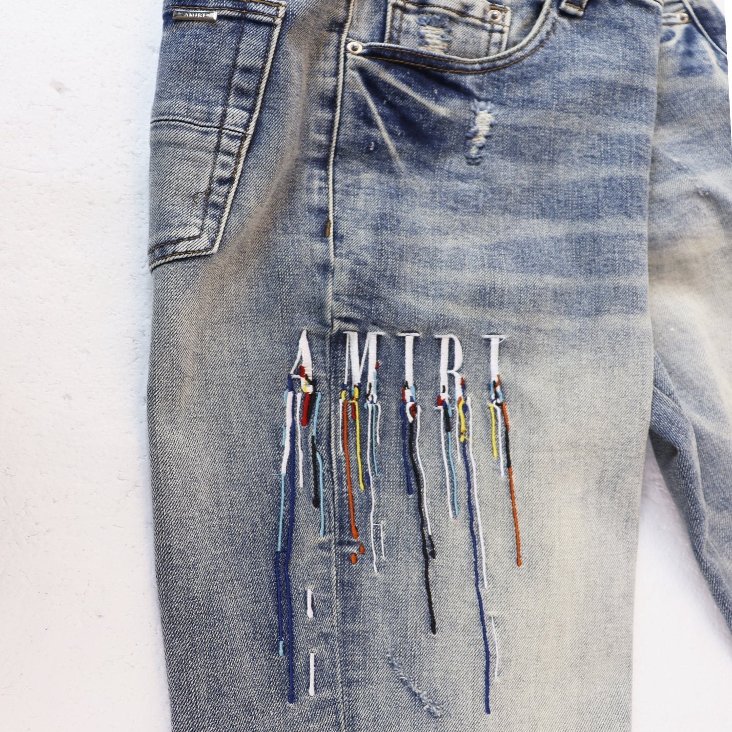 AMIRI Sinners Distressed Skinny Jeans