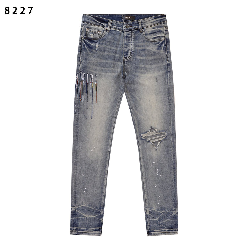 AMIRI Sinners Distressed Skinny Jeans
