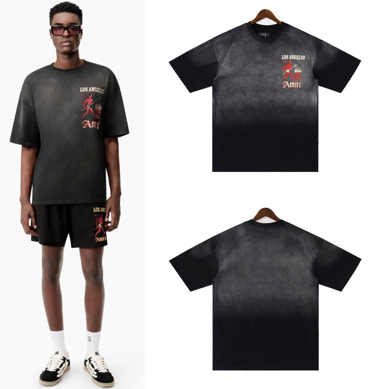 AMIRI Los Angeles Devil Graphic T-Shirt