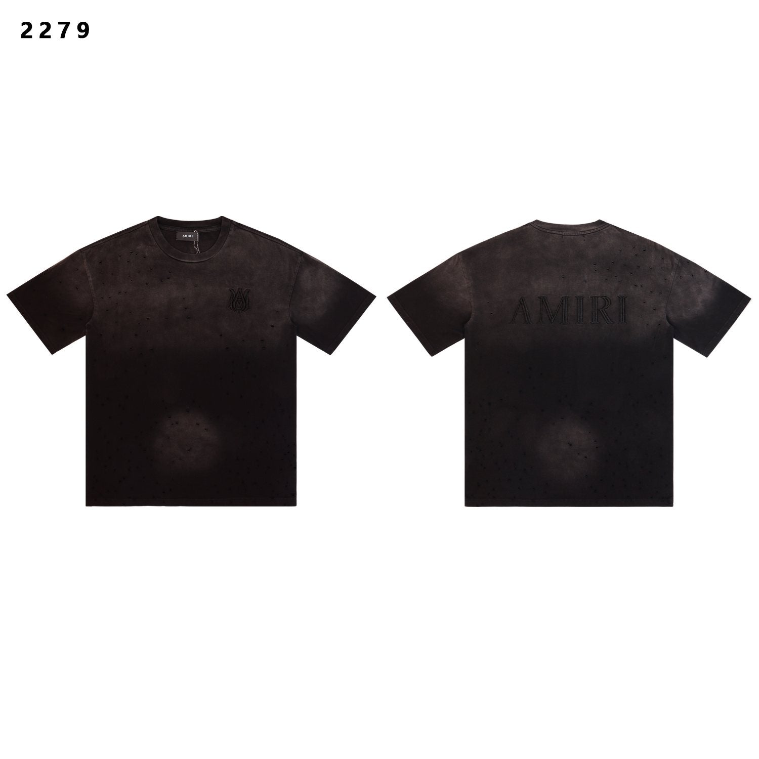 AMIRI Distressed Washed Short-Sleeve T-Shirt