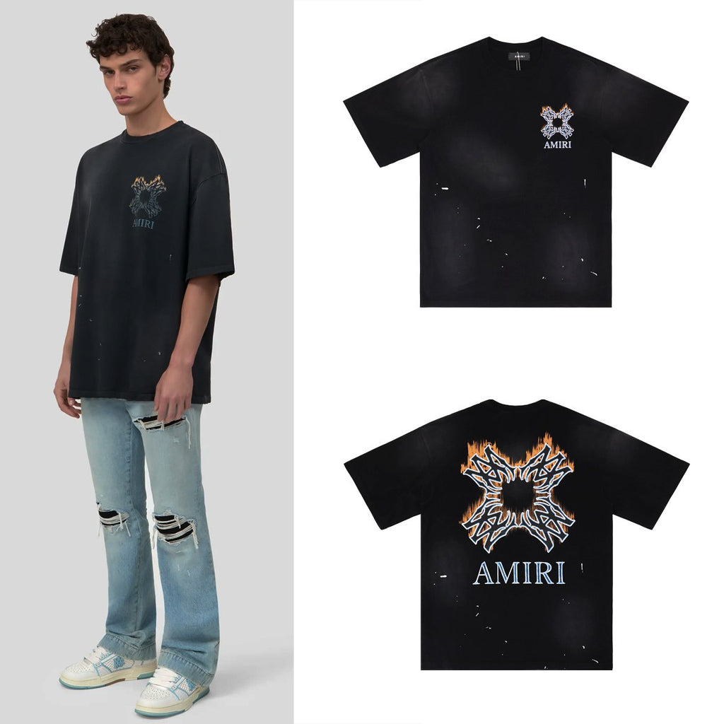 AMIRI Quad Flames Graphic T-Shirt