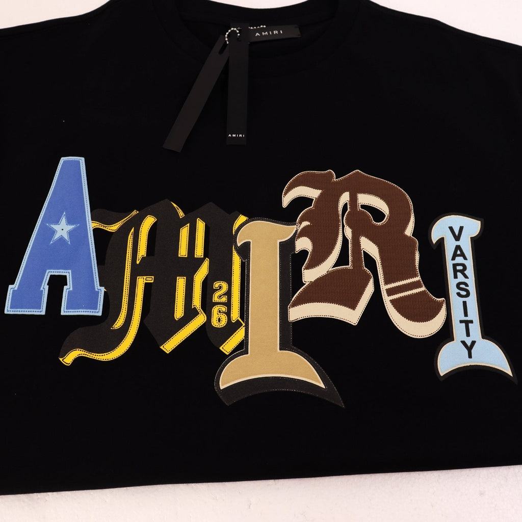 AMIRI Varsity Letter Graphic Short-Sleeve T-Shirt