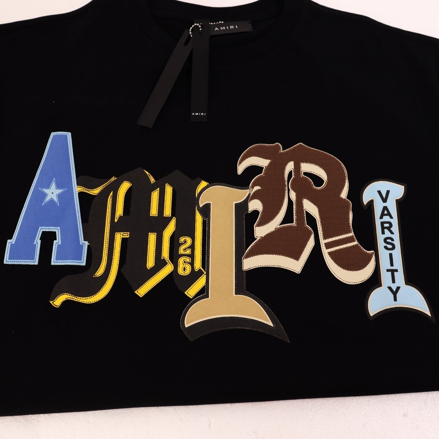 AMIRI Varsity Letter Graphic Short-Sleeve T-Shirt