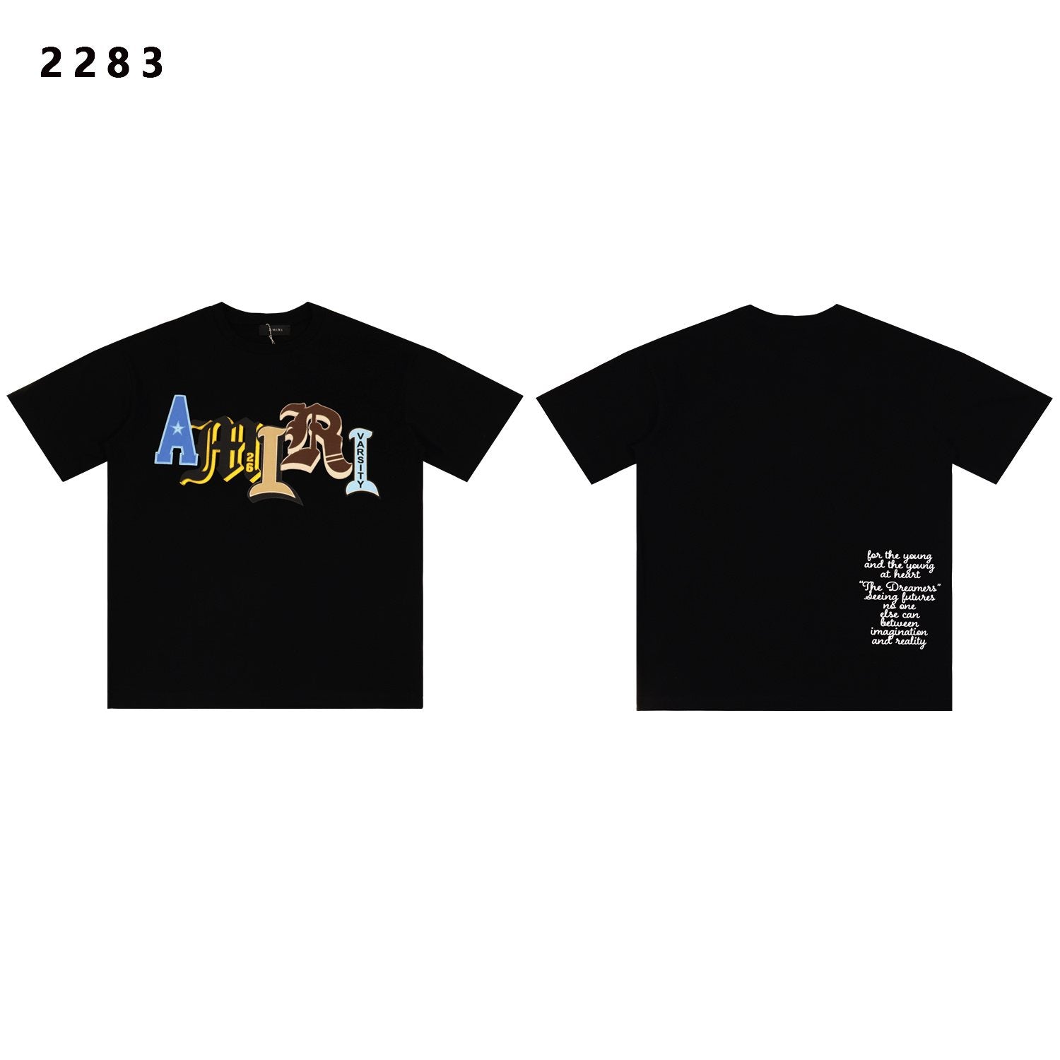 AMIRI Varsity Letter Graphic Short-Sleeve T-Shirt