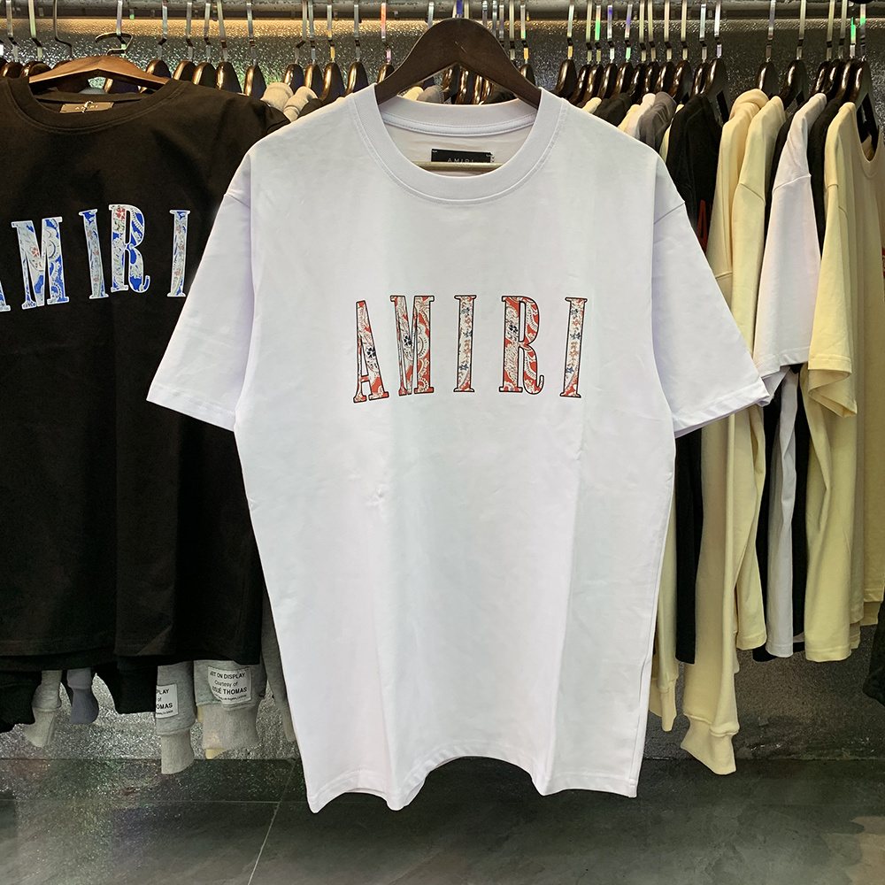 AMIRI Paisley Graphic Short-Sleeve T-Shirt