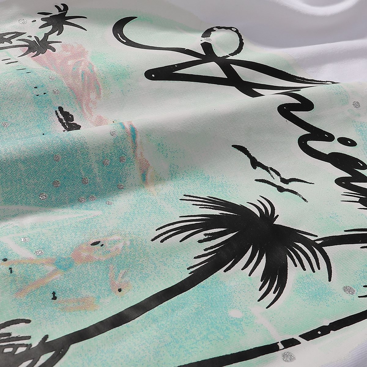AMIRI Tropical Palm Tree Graphic T-Shirt