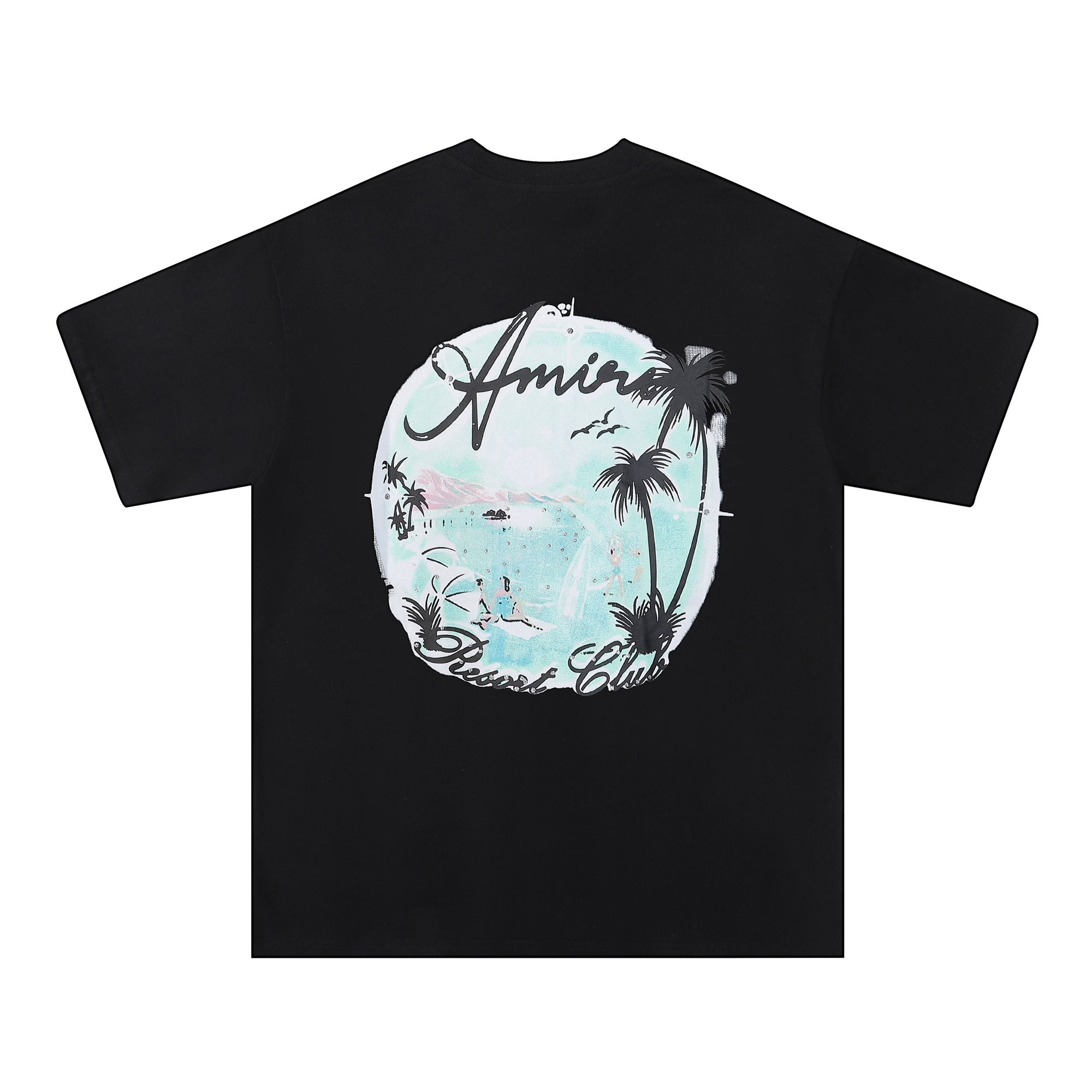 AMIRI Tropical Palm Tree Graphic T-Shirt