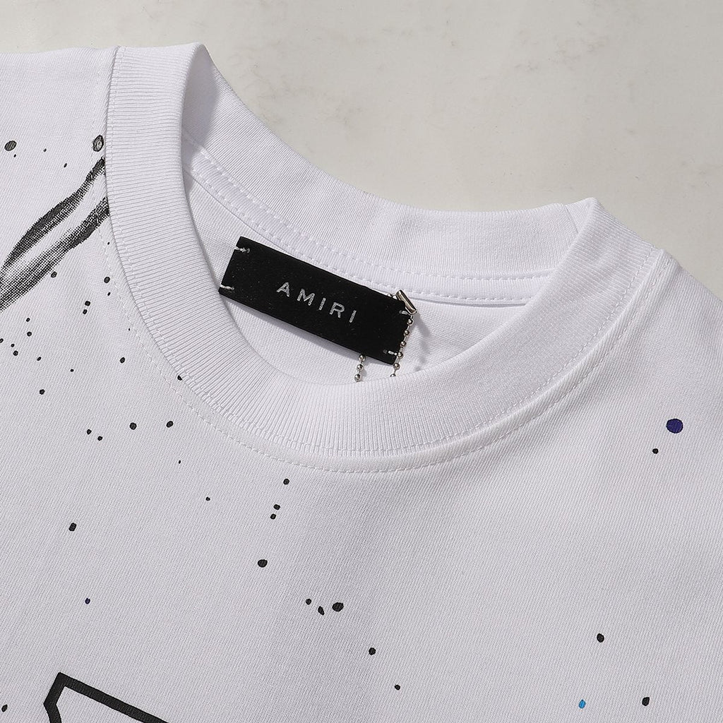 AMIRI Los Angeles Paint-Splatter Graphic T-Shirt