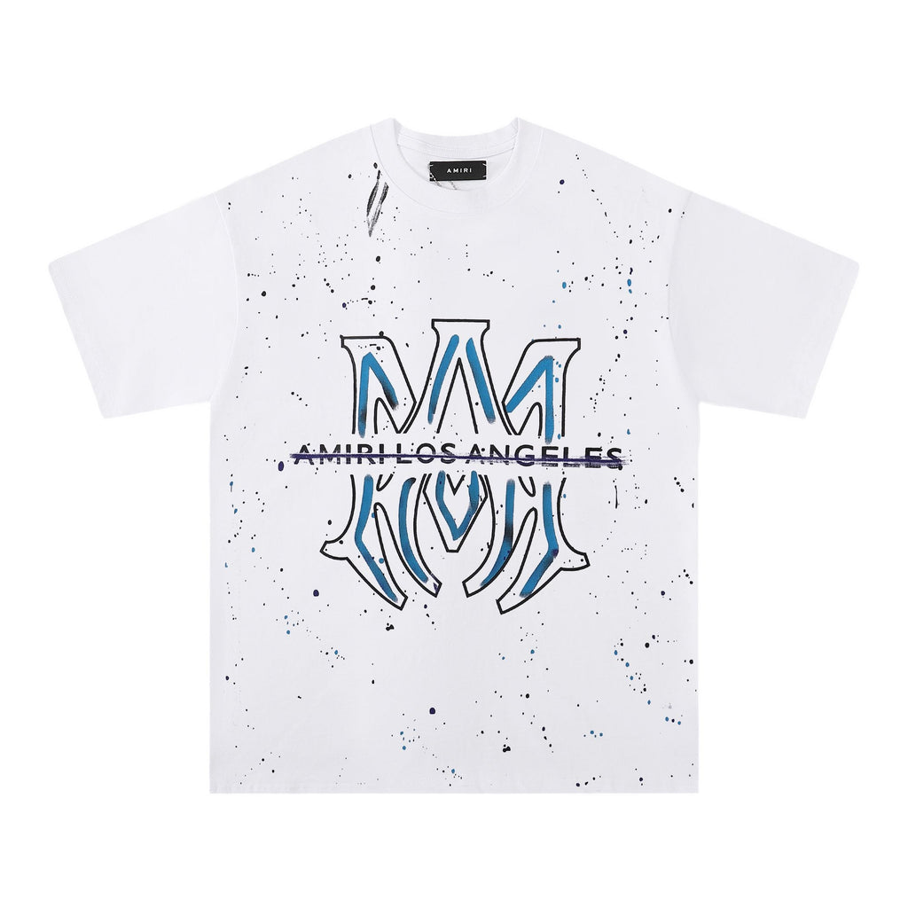 AMIRI Los Angeles Paint-Splatter Graphic T-Shirt