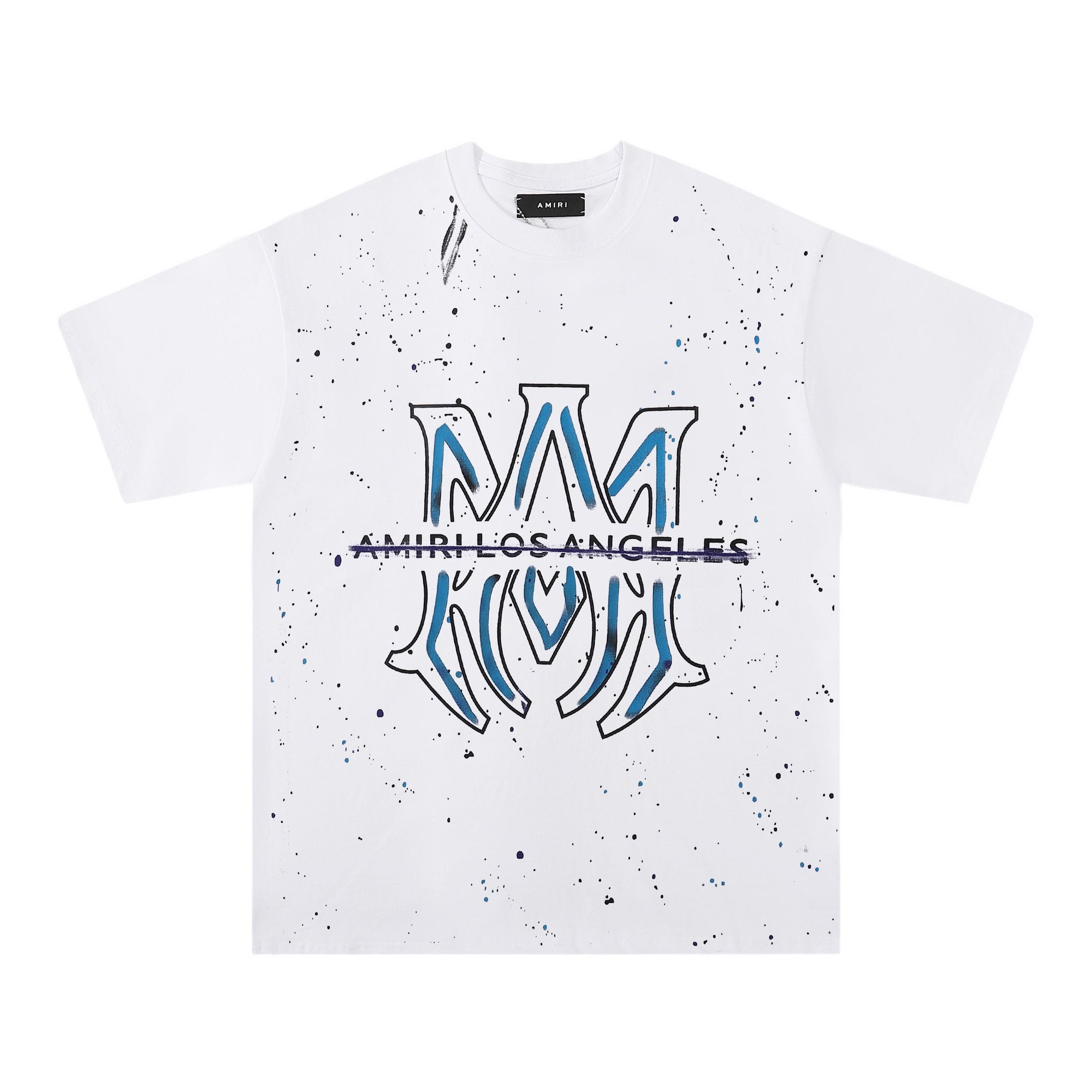 AMIRI Los Angeles Paint-Splatter Graphic T-Shirt