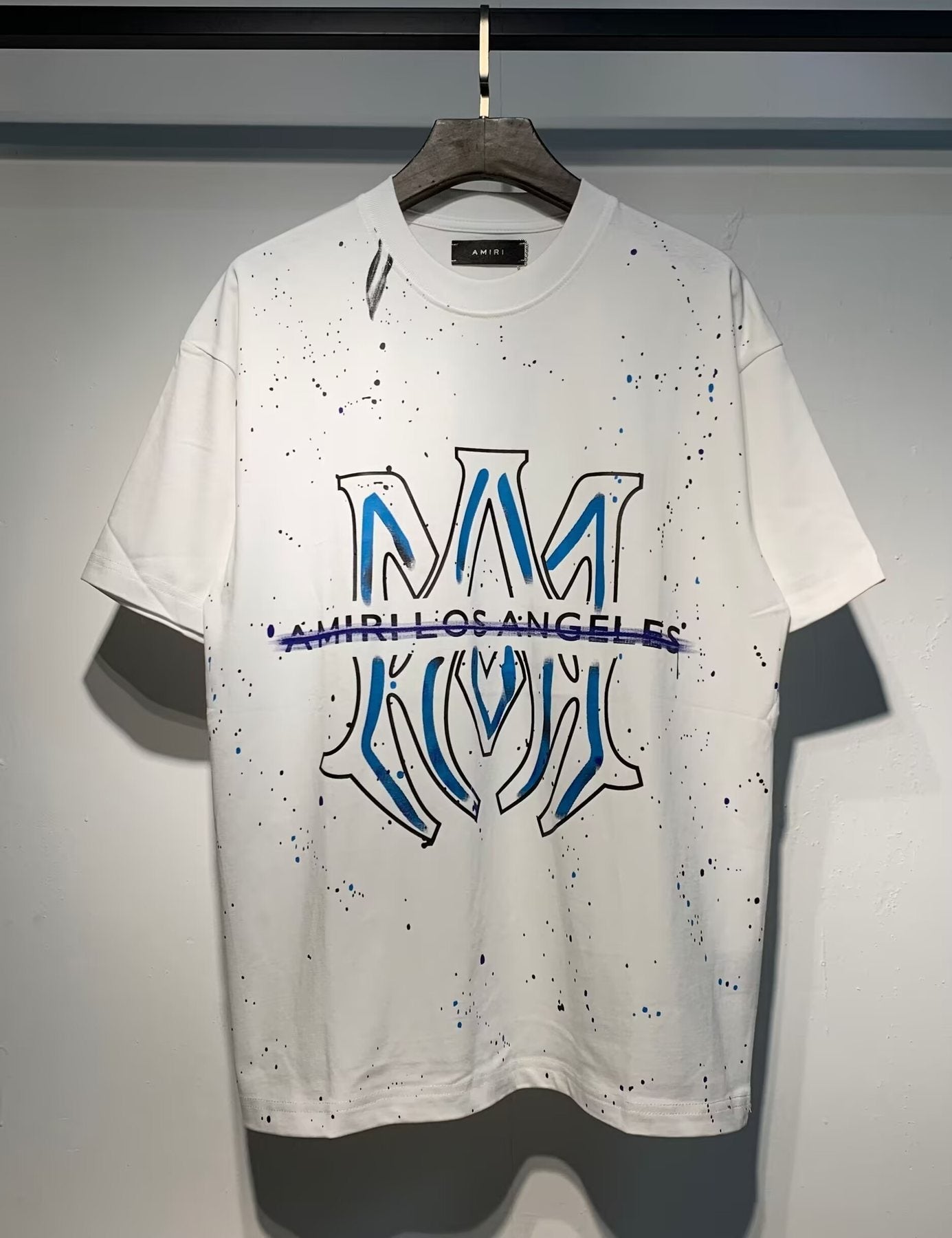 AMIRI Los Angeles Paint-Splatter Graphic T-Shirt