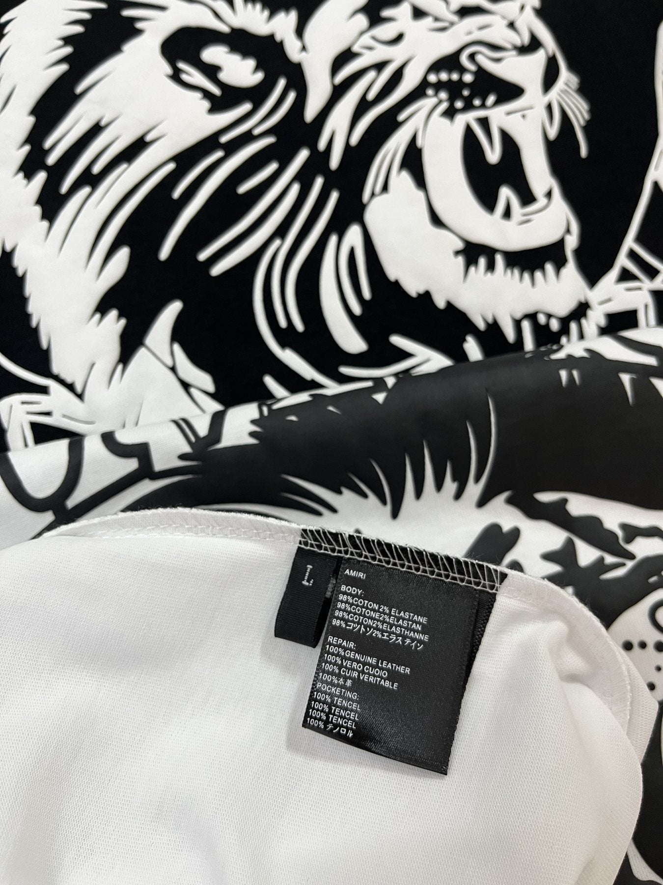 AMIRI Lion Head Graphic T-Shirt