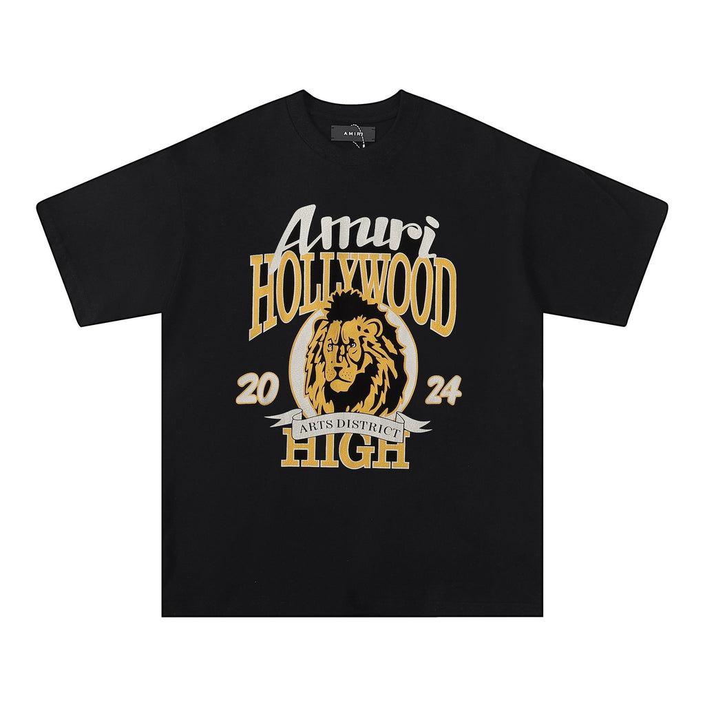 AMIRI Lion & Letter Graphic Short-Sleeve T-Shirt