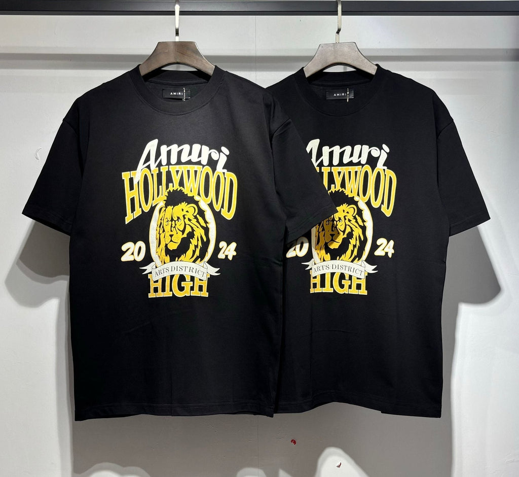 AMIRI Lion & Letter Graphic Short-Sleeve T-Shirt