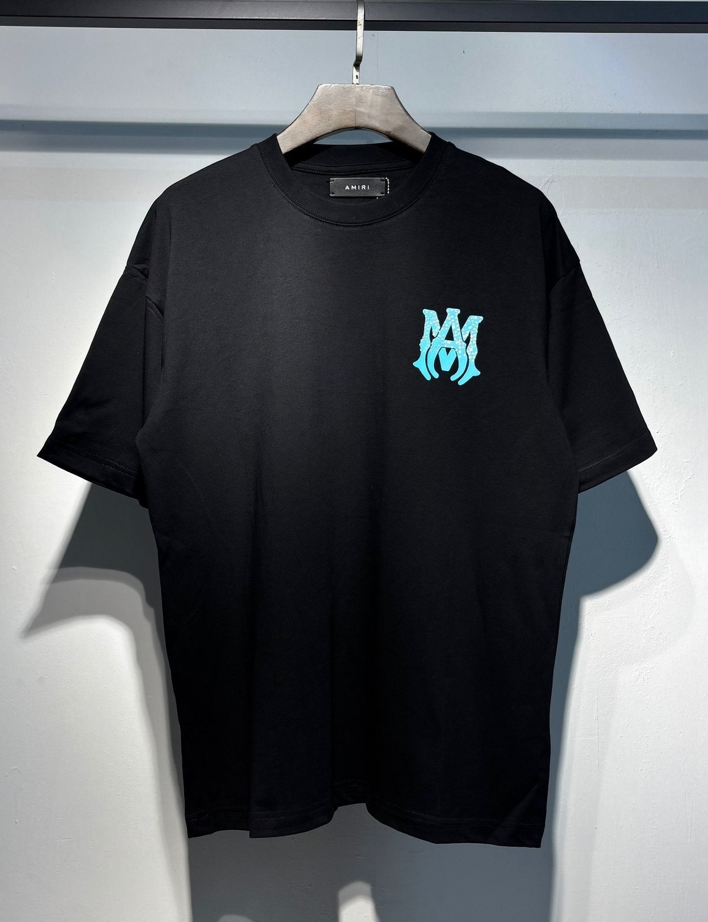 AMIRI Silver Letter Graphic Short-Sleeve T-Shirt