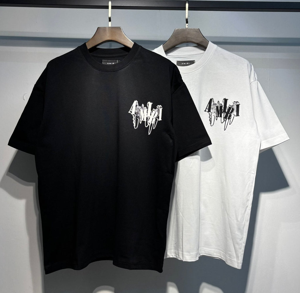 AMIRI Chain Letter Graphic T-Shirt