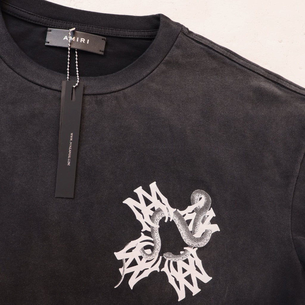 AMIRI Snake Graphic Washed T-Shirt