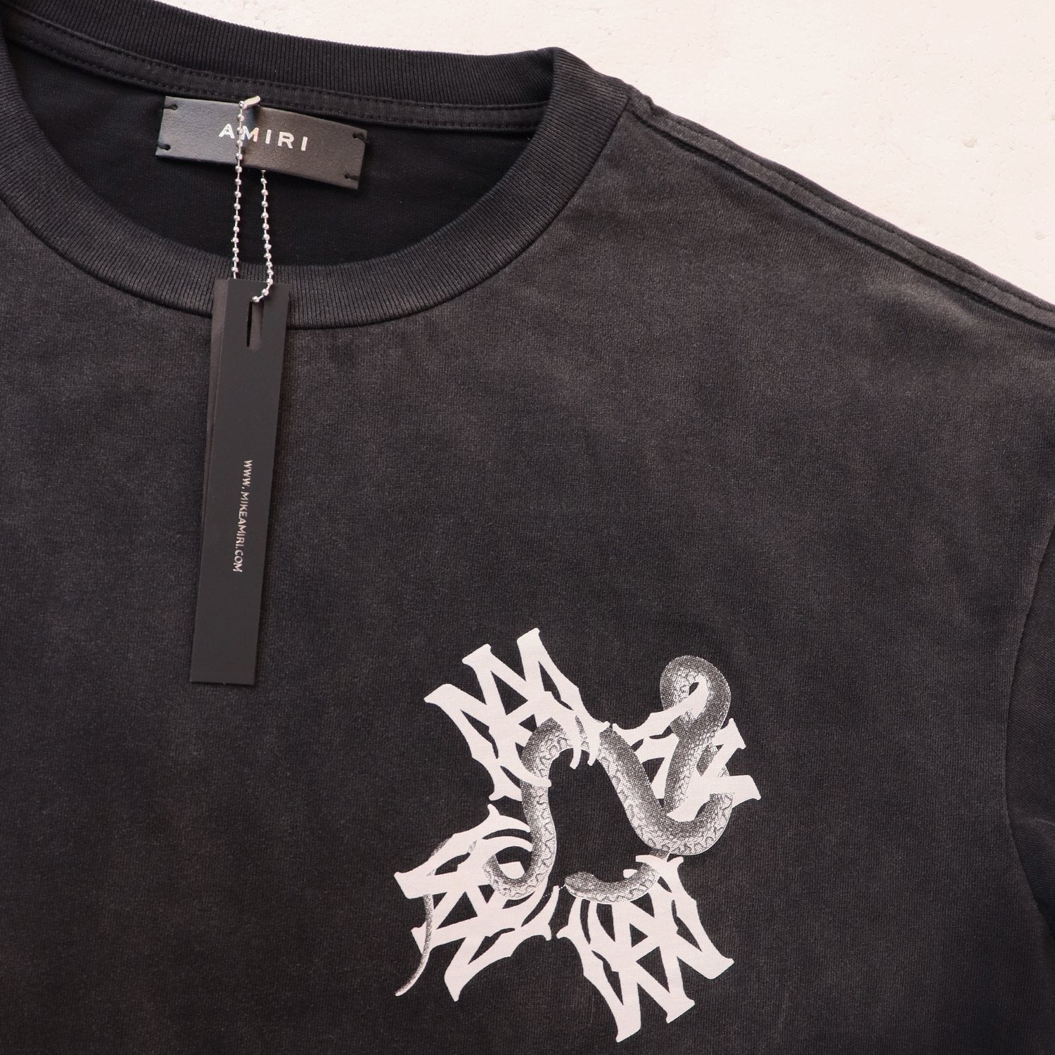 AMIRI Snake Graphic Washed T-Shirt