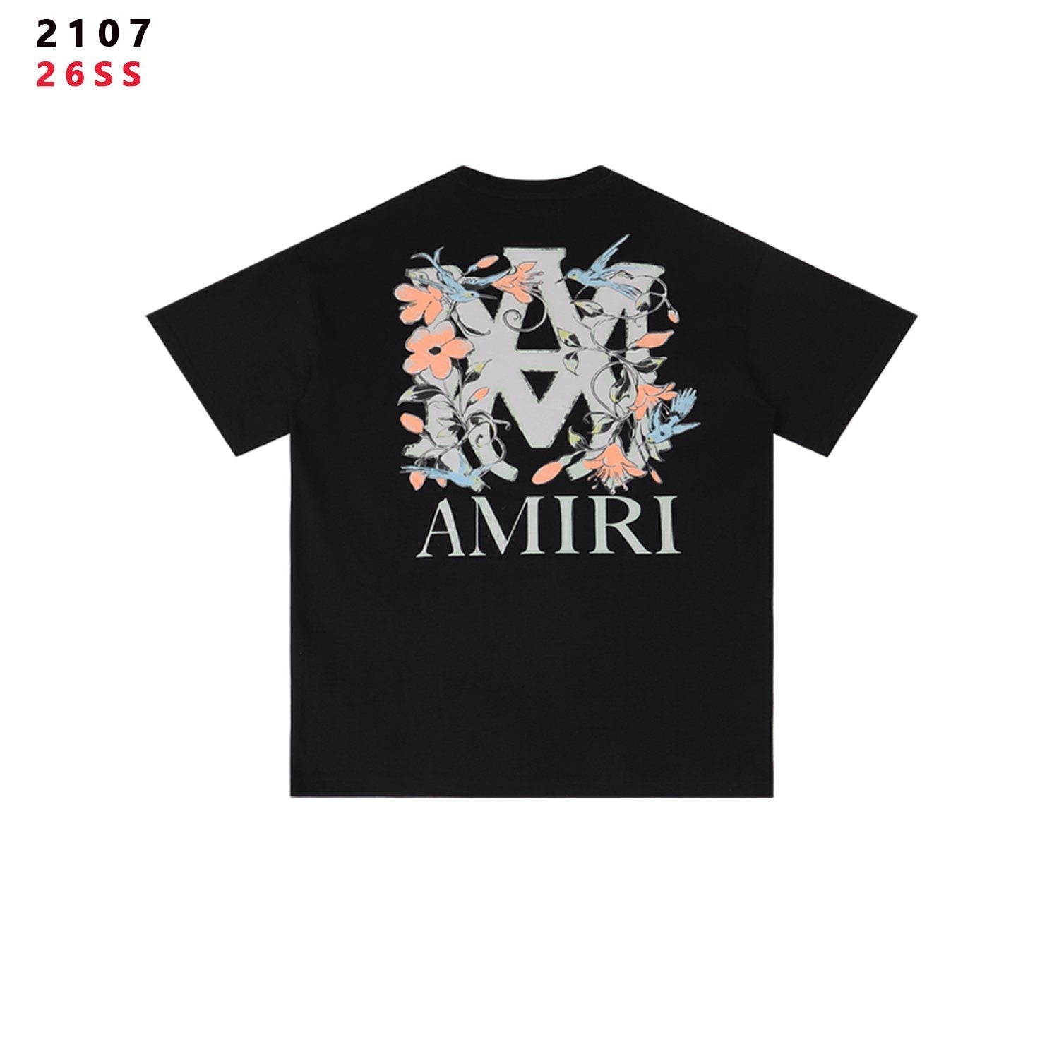 AMIRI Floral A Graphic Short-Sleeve T-Shirt