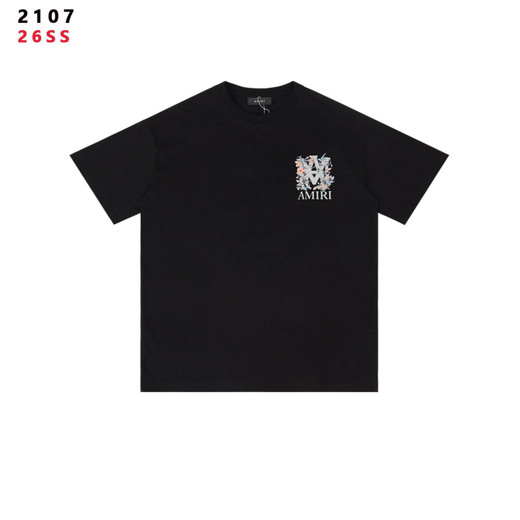 AMIRI Floral A Graphic Short-Sleeve T-Shirt