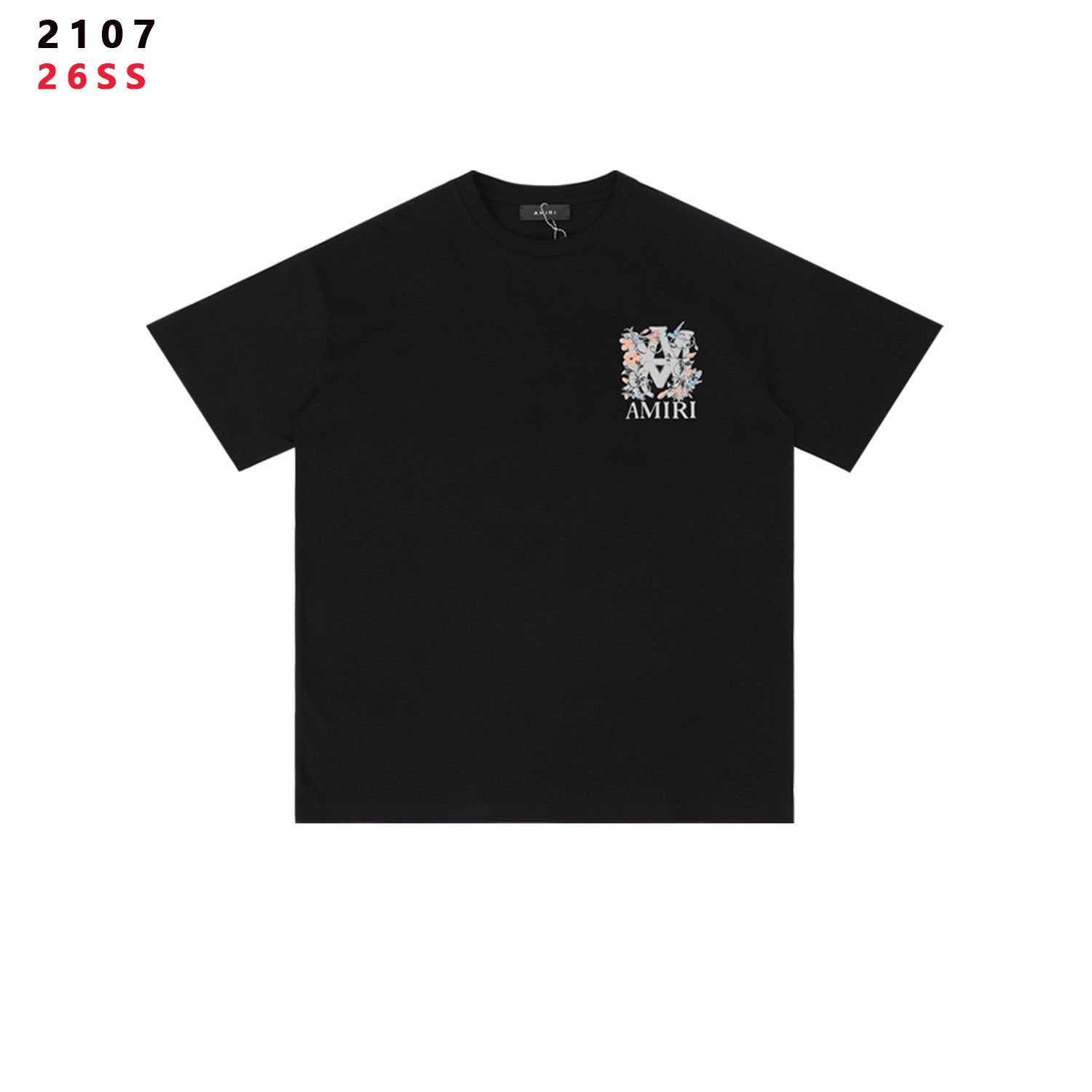 AMIRI Floral A Graphic Short-Sleeve T-Shirt