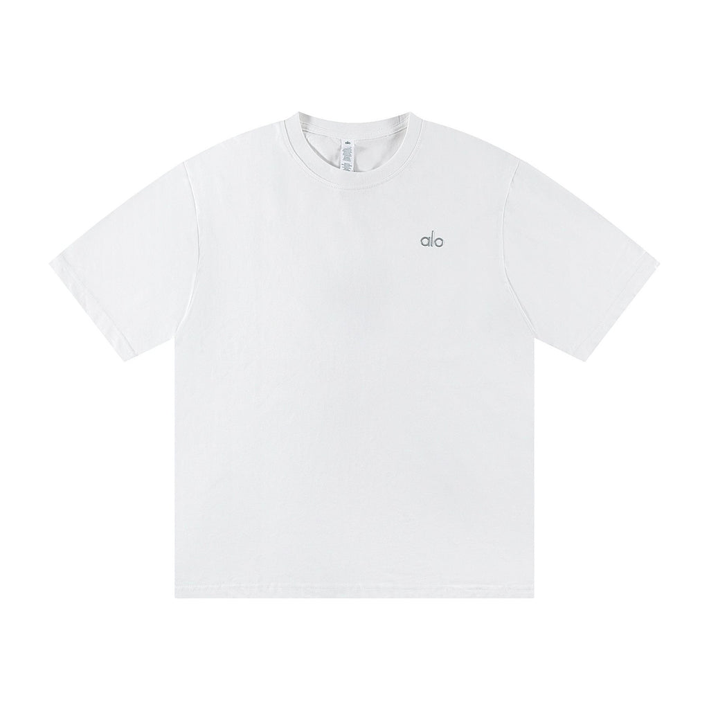 alo Solid Logo T-Shirt & Shorts Set