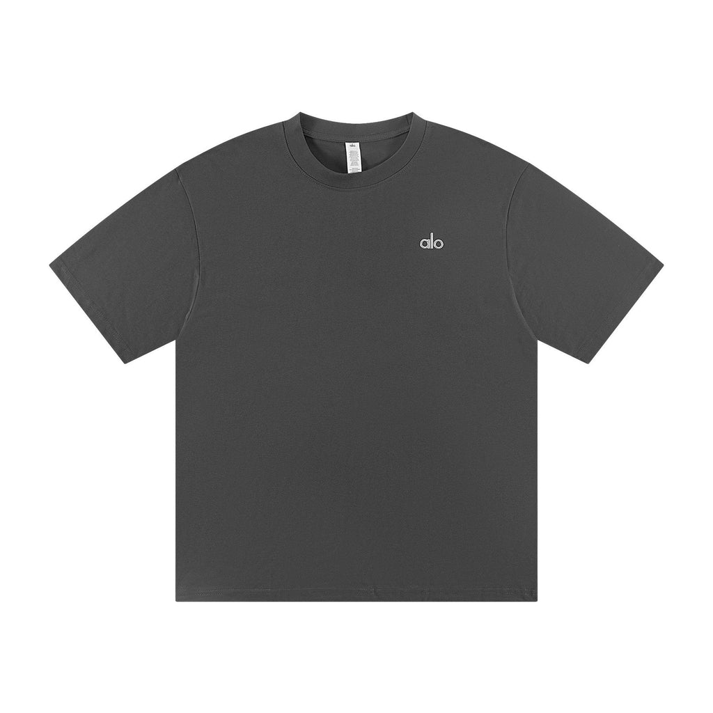 alo Solid Logo T-Shirt & Shorts Set