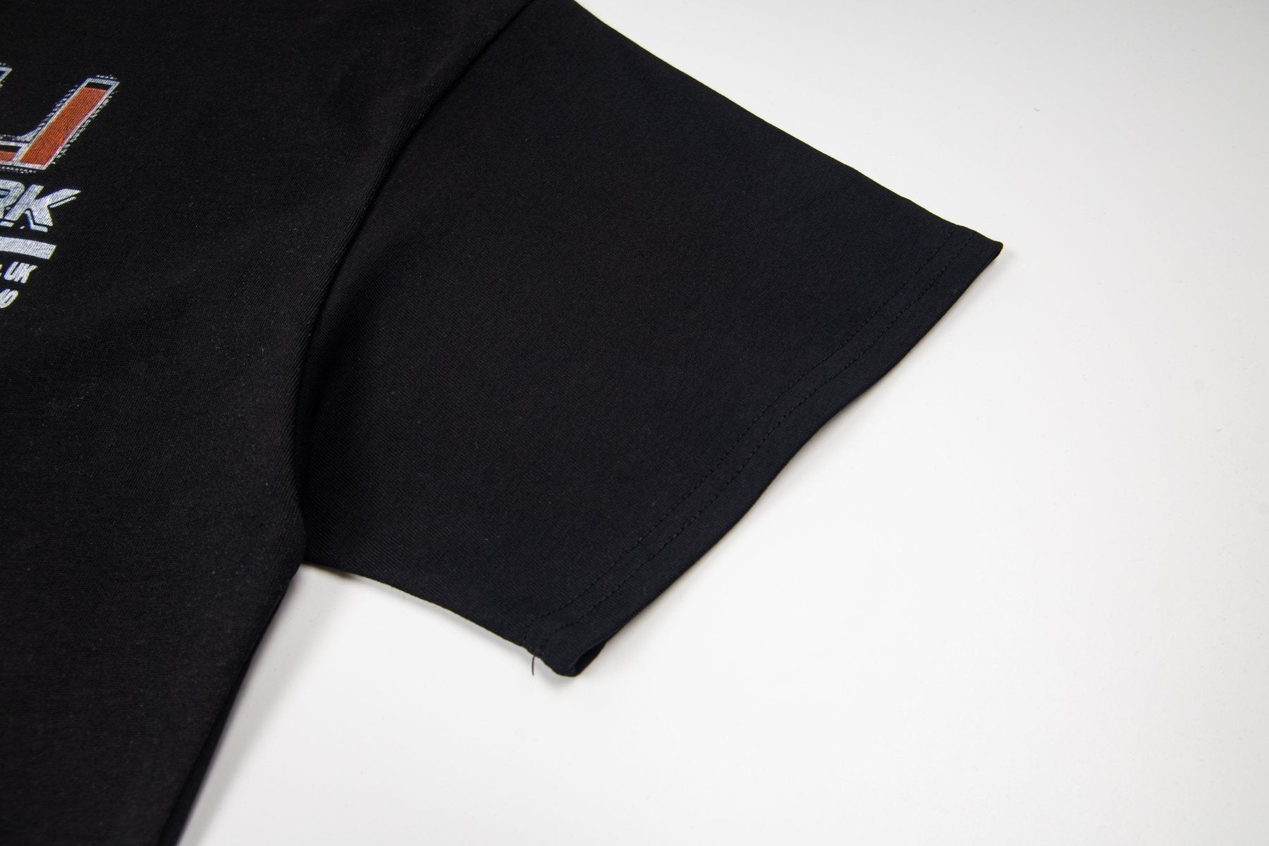 ASAALL Black Front & Back Graphic T-Shirt