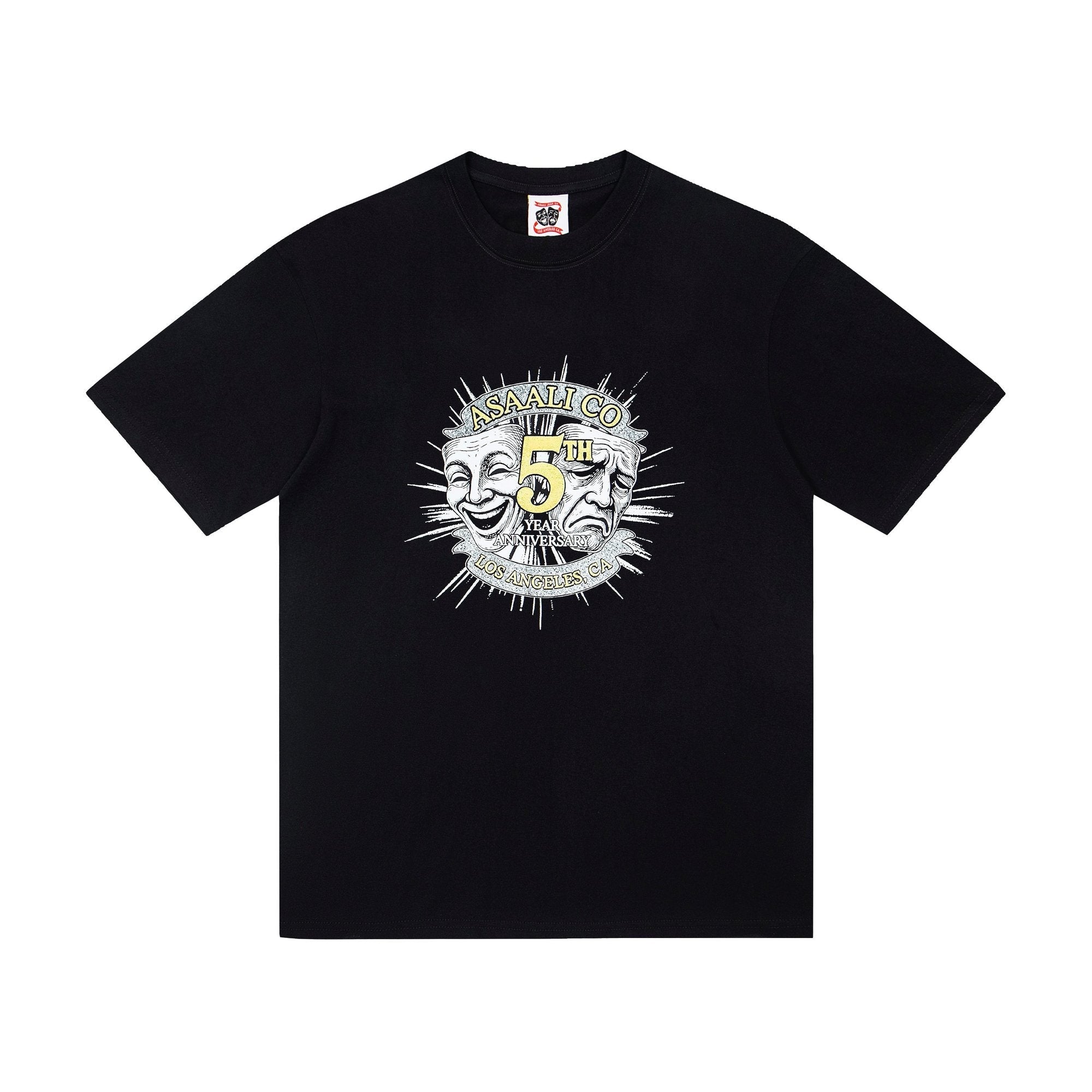 ASAALL Theatrical Mask Graphic T-Shirt