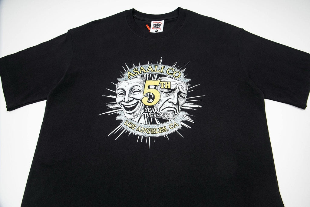 ASAALL Theatrical Mask Graphic T-Shirt