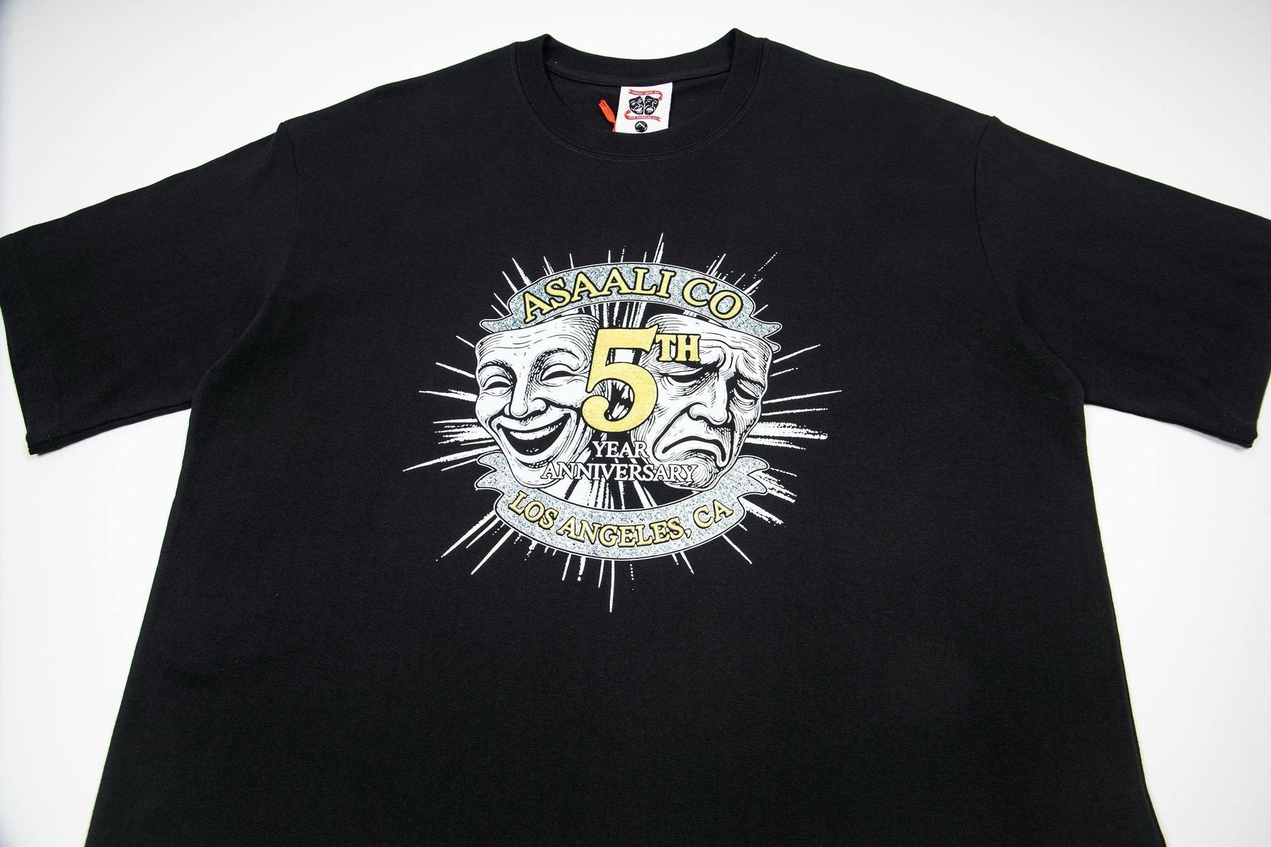 ASAALL Theatrical Mask Graphic T-Shirt