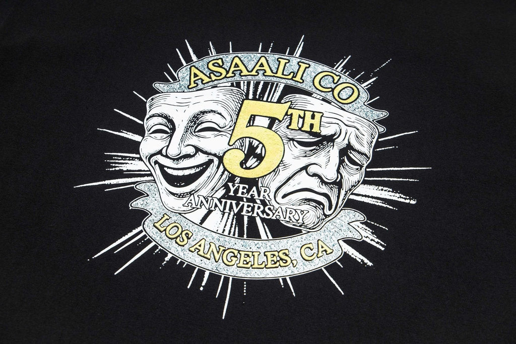 ASAALL Theatrical Mask Graphic T-Shirt