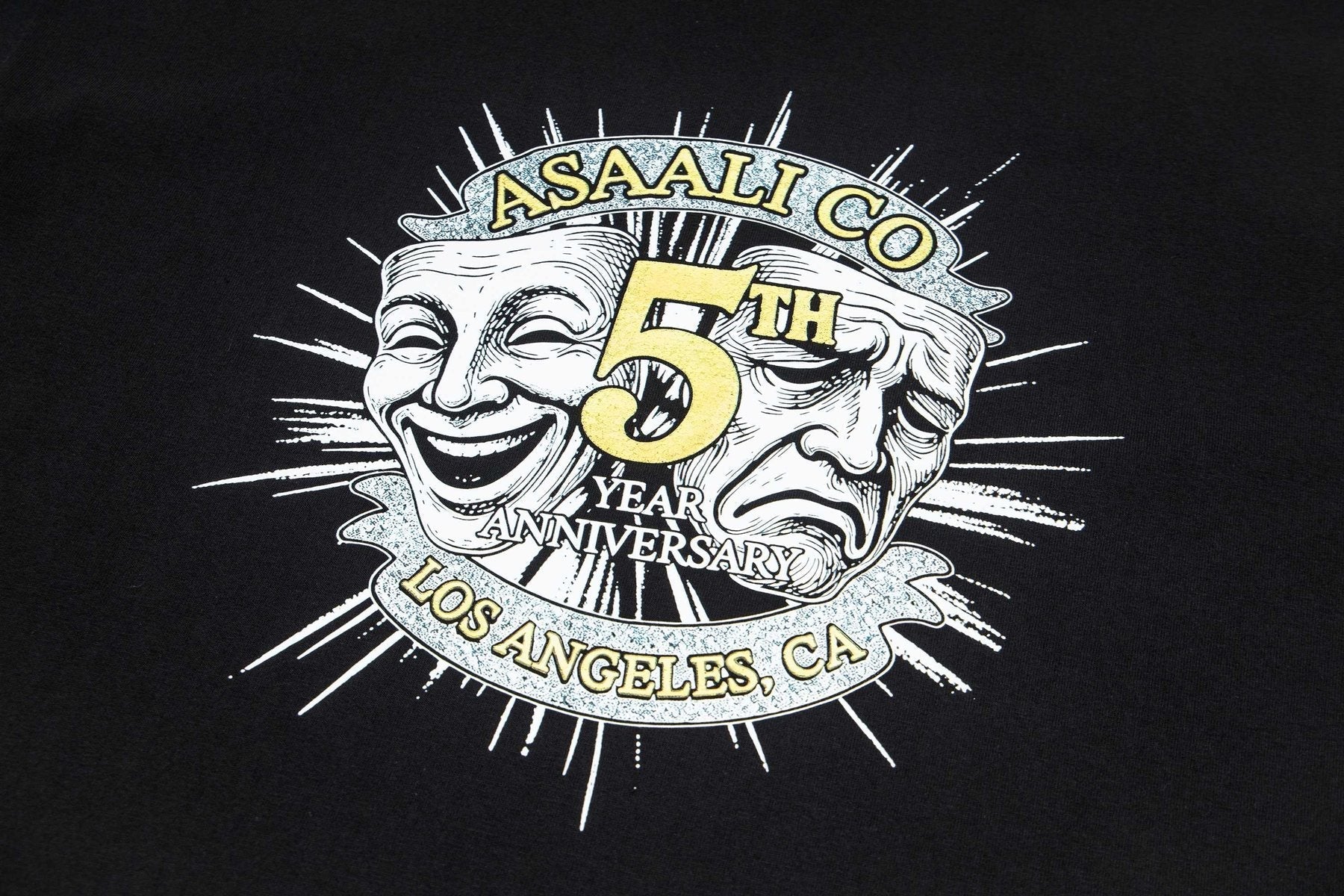ASAALL Theatrical Mask Graphic T-Shirt