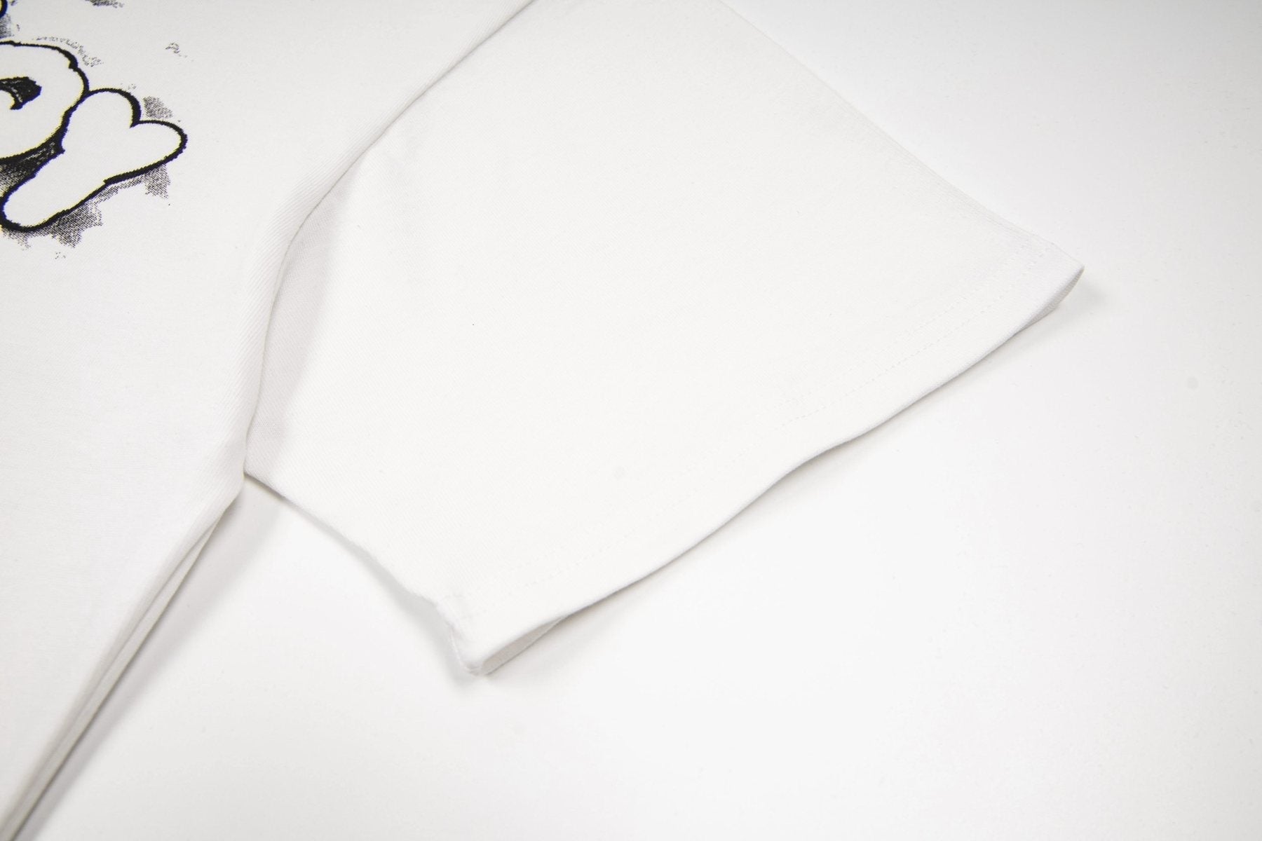 ASAALL White Black Front Graphic T-Shirt