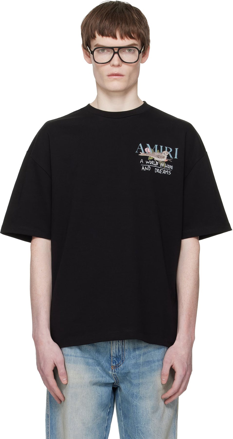 AMIRI Hope and Dreams Bird Graphic T-Shirt