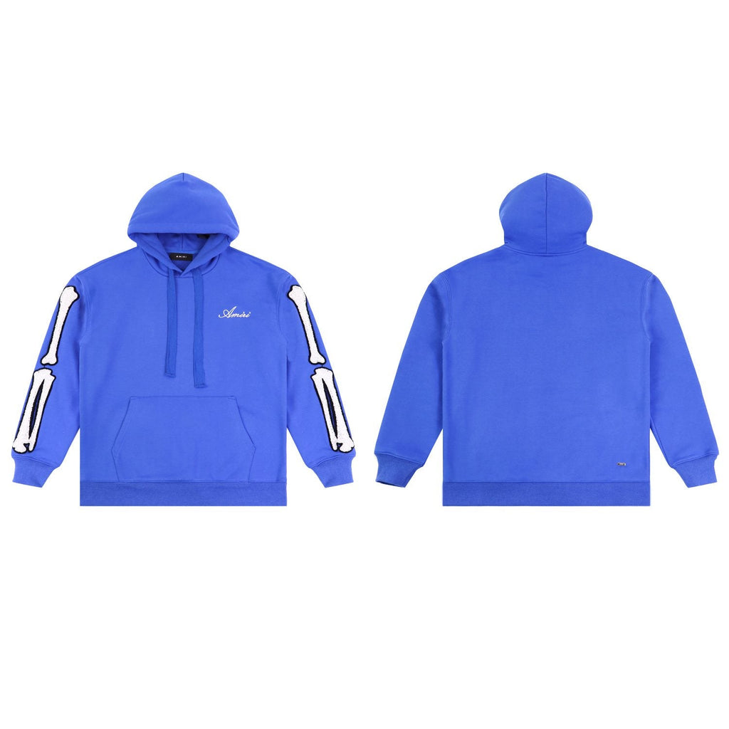 AMIRI Collegiate Bone Sleeve Graphic Hoodie