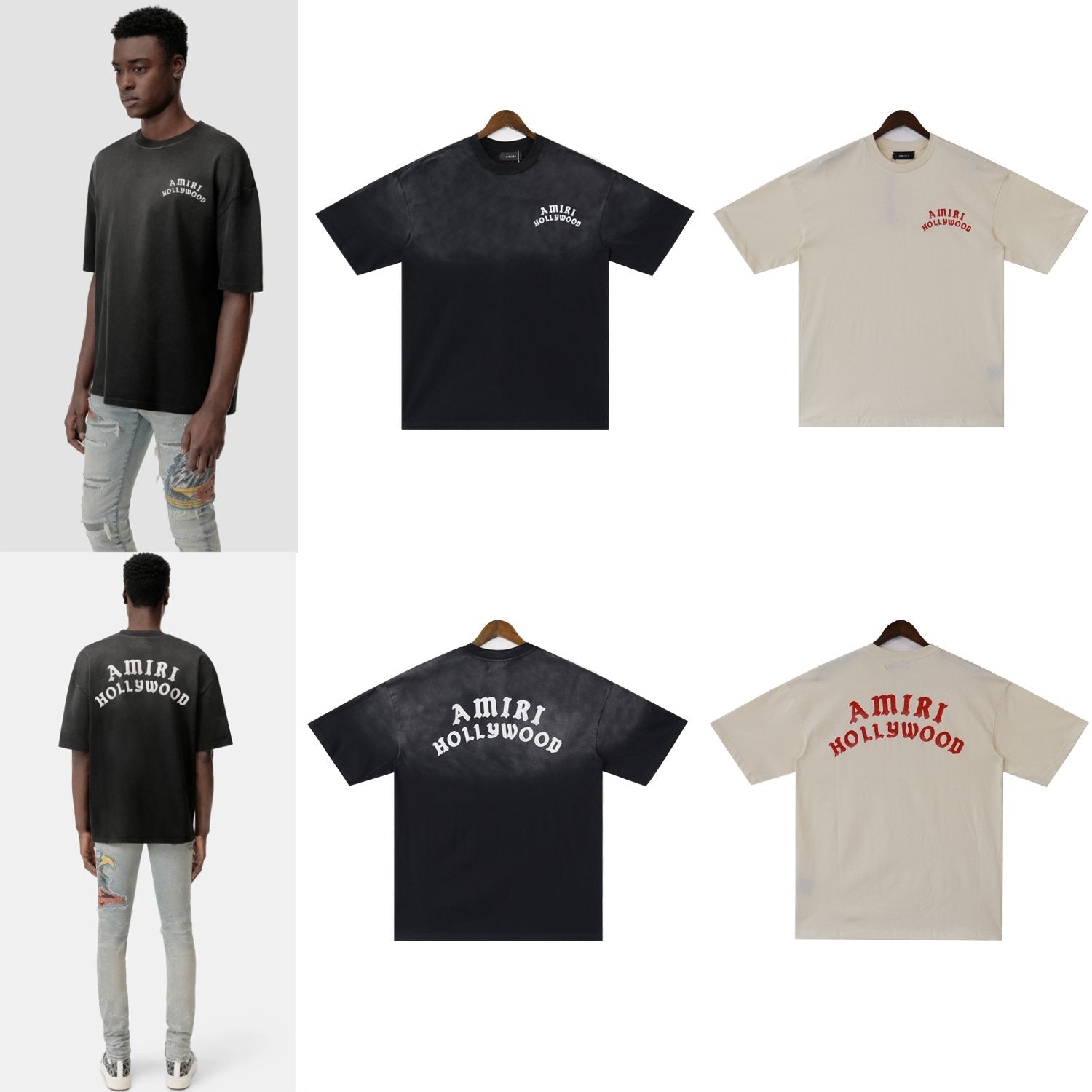 AMIRI Hollywood Graphic Short-Sleeve T-Shirt