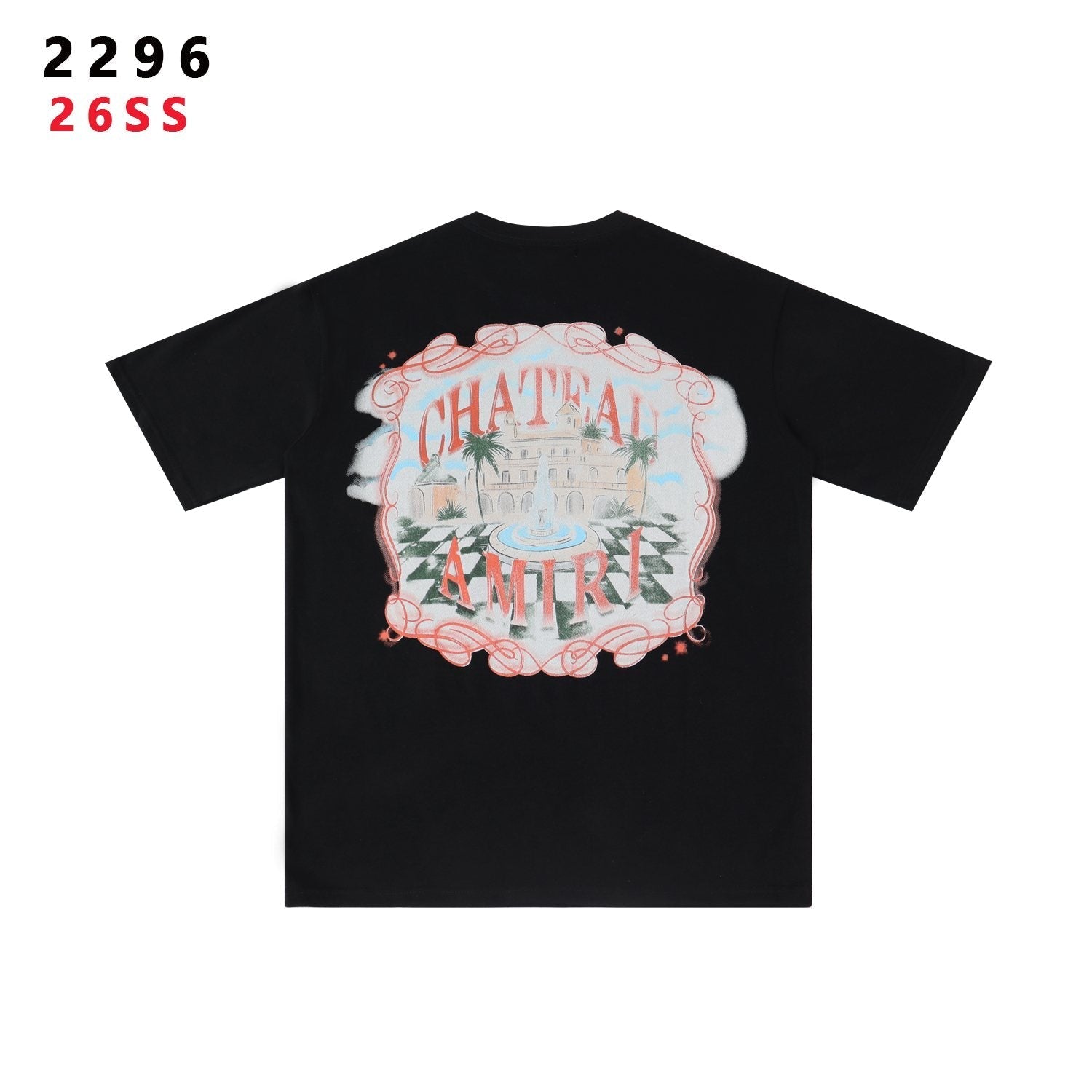 AMIRI Chateau Castle Graphic T-Shirt