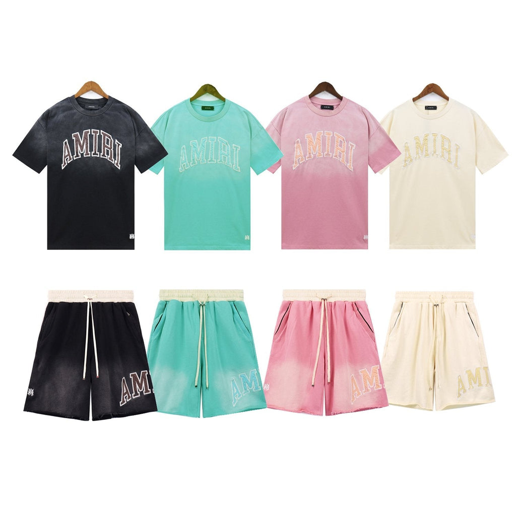 AMIRI Vintage Collegiate Short-Sleeve Set