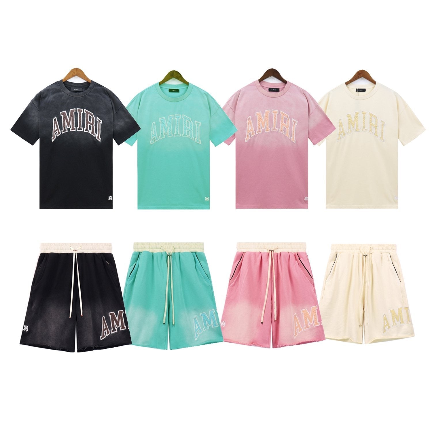 AMIRI Vintage Collegiate Short-Sleeve Set