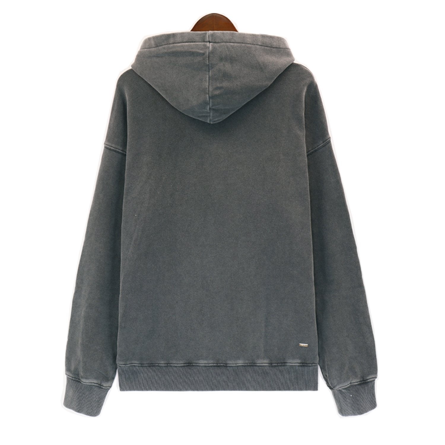 AMIRI Washed Dark Gray Graphic Hoodie
