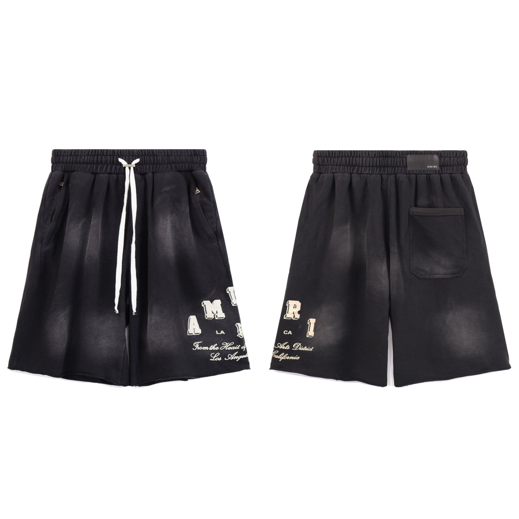 AMIRI Washed Graphic T-Shirt & Shorts Set
