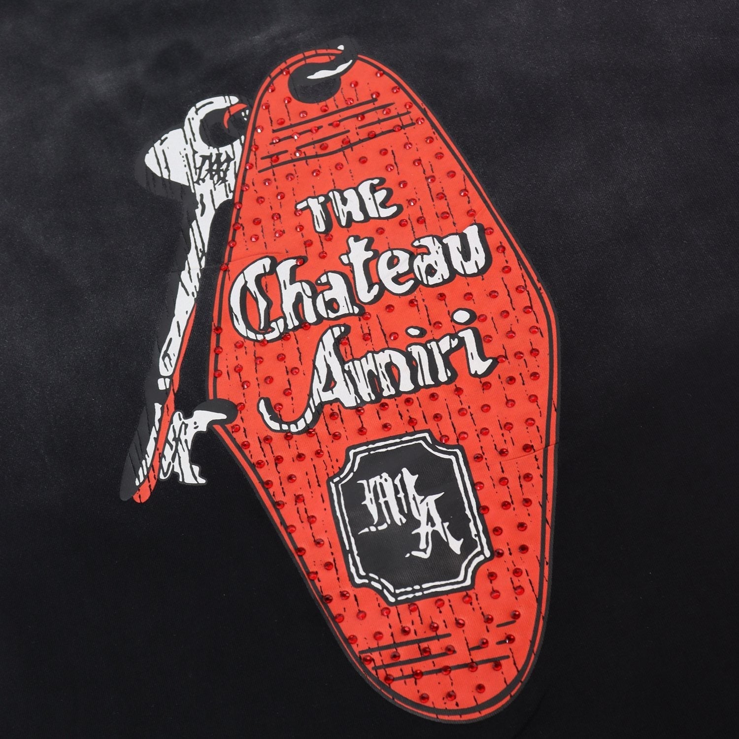 AMIRI The Chateau Rhinestone Graphic T-Shirt