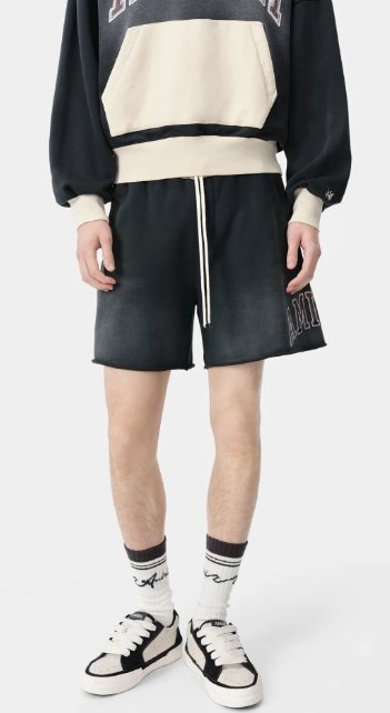AMIRI Vintage Collegiate Graphic Shorts