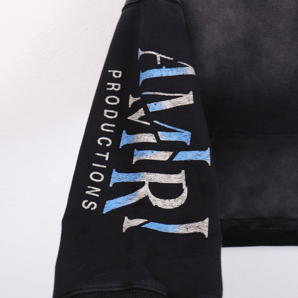AMIRI Theatre Masks Rose Graphic Hoodie