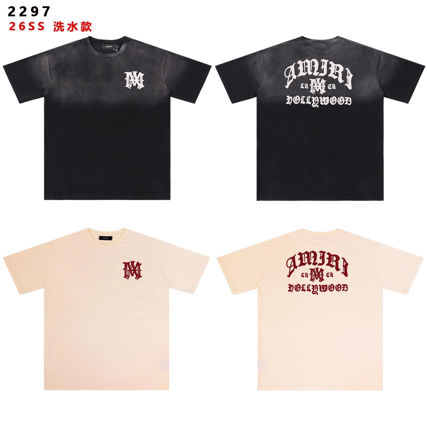 AMIRI Hollywood MA Graphic T-Shirt