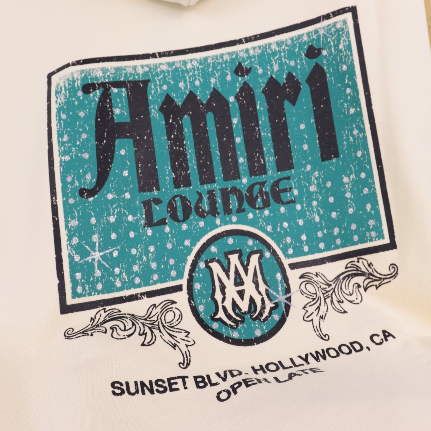 AMIRI Vintage Crystal Lounge Graphic Hoodie