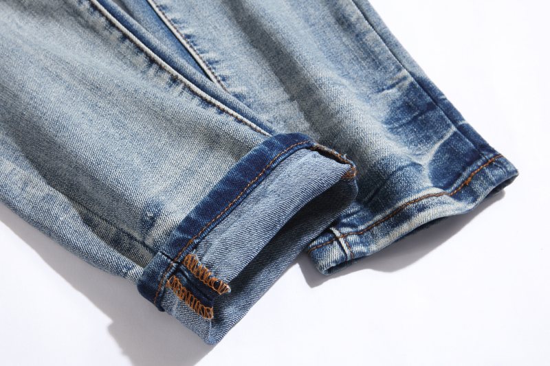 Amiri Light Blue Distressed Denim Jeans